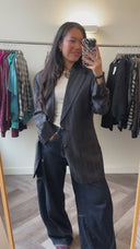 Lio gestreepte blazer - L