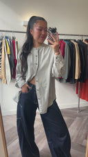 Oona katoenen blouse - L