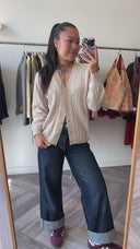 Merel 100% wol vest - S