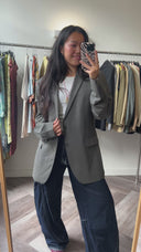 Sofie 100% wol blazer - L