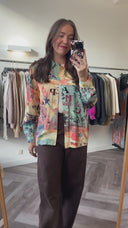 Kendra geprinte blouse - M