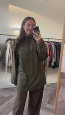 Eira army regenjas - M-L