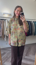 Hortense 100% zijde blouse - L