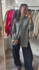Gemma grijze blouse - M