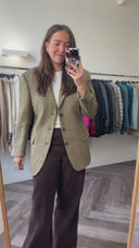 Gabriela wool-blend blazer - M-L