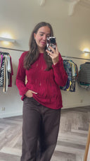 Kate gebreide trui - M