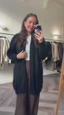 Alva mohair-blend vest - M-L