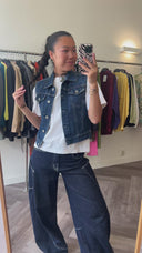 Replay denim gilet - S