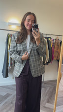 Nina 100% linnen blazer - L