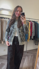 Fiora mohair-blend vest - M