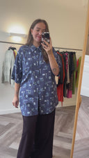 Nova geprinte blouse - XXL
