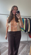 Kai geruite blouse - M