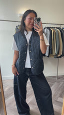 Mickey quilted bodywarmer - M
