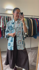 Remi geprinte blouse - L