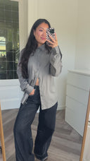 Ava katoenen blouse - S