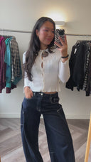 Layla fijngebreid vestje - XS