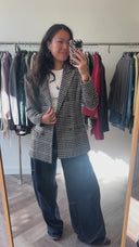 Lex geruite blazer - S
