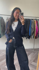 Athena wool-blend vest - S