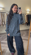 Tiziana quarter-zip trui - L