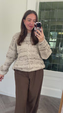 Roisin 100% wol trui - L