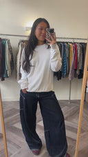 Yuna fijngebreide trui - M