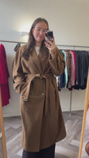 Bryndis cashmere-blend winterjas - XL