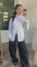 Ally gestreepte blouse - S