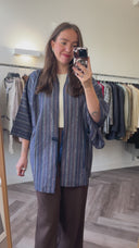Orla 100% zijden kimono - L