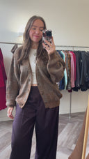 Kenzie wool-blend vest - L