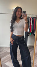 Nala gebreide top - S