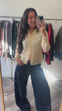 Emma 100% zijden blouse - XS
