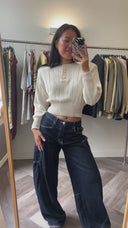Fien cropped truitje - S
