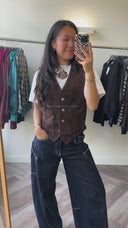Rea suède gilet - M