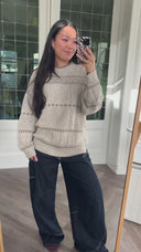 Sophia wool-blend trui - M
