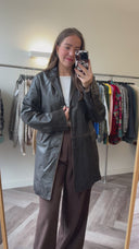 Dafne 100% leer jas - XL
