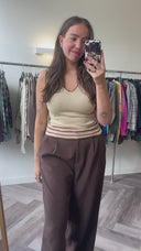 Sil gebreide top - M