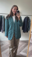 Jade petrol blazer - XL