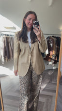 Lisan 100% linnen blazer - M/L