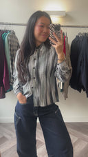 Tess geprinte blouse - XS