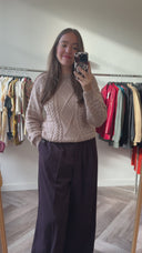 Ida wool-blend trui - M