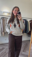 Janice wool-blend trui - M