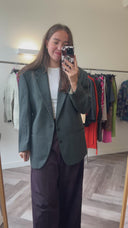 Elena 100% wol blazer - XXL