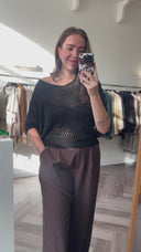 Lavinia gebreide top - M