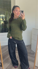 Carina mohair-blend trui - M
