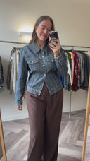 Alix denim jas - L