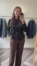Sera jacquard blouse - M