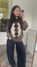 Jacqueline 100% wol trui - L