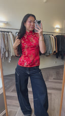 Mylene cheongsam top - XS
