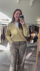 Samira wool-blend trui - M
