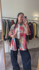 Haze geprinte blouse - L